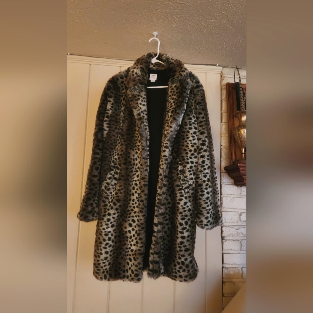 Somedays Lovin Animal Print Winter Coat, Thick & Warm, Small